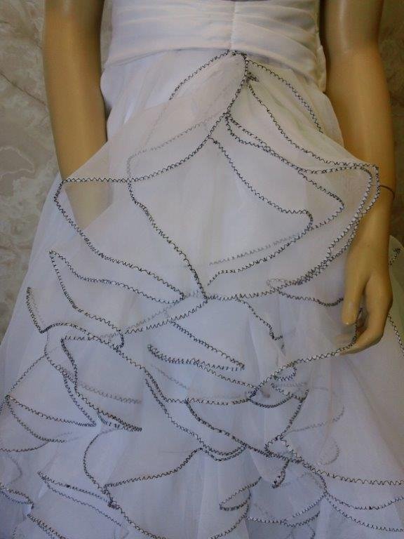 Tiered Ruffle Skirt Organza Flower Girl Dresses